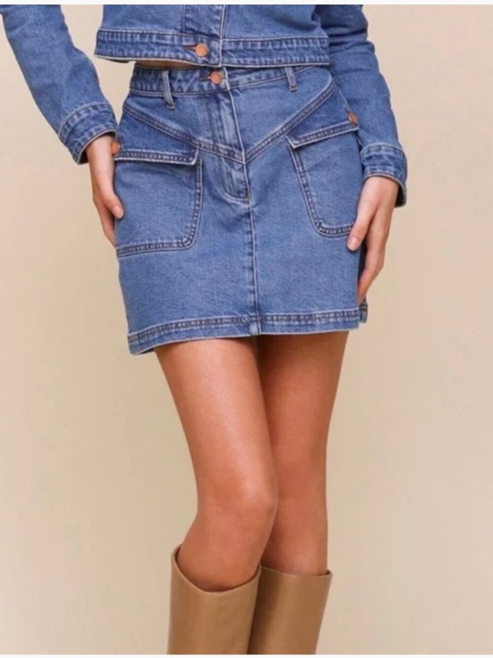 House of Harlow Denim Mini Skirt - NWT